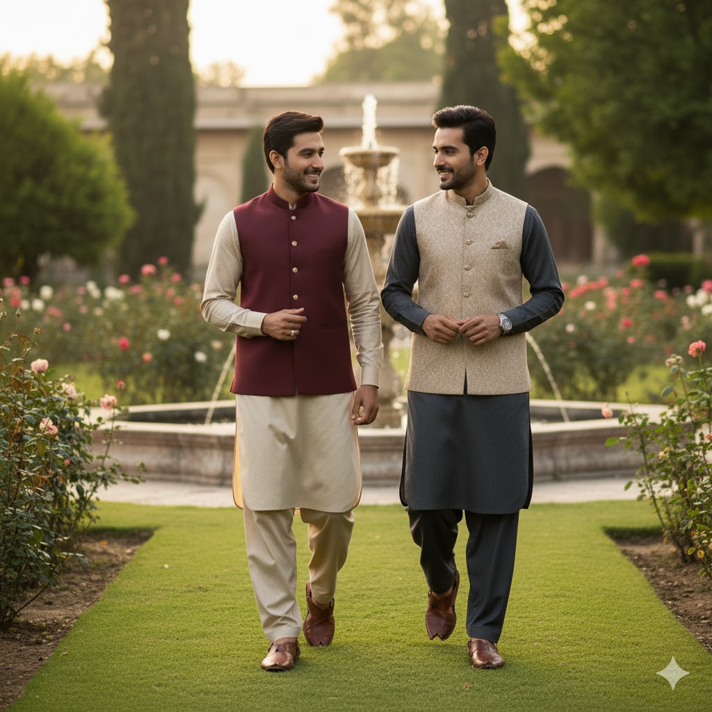 The Modern Waistcoat: Your Shalwar Kameez Upgrade