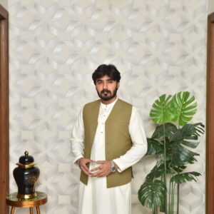 shalwar kameez with waistcoat