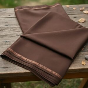 premium brown men’s ethnic fabric