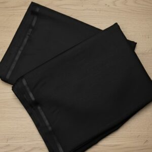 Jet Black Men’s Unstitched Suit